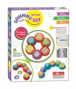 Toymate Spinning Joy - A Shape ‘N’ Spin Gear Sorter. A Developmental Activity Toy for Kids | 2+Years