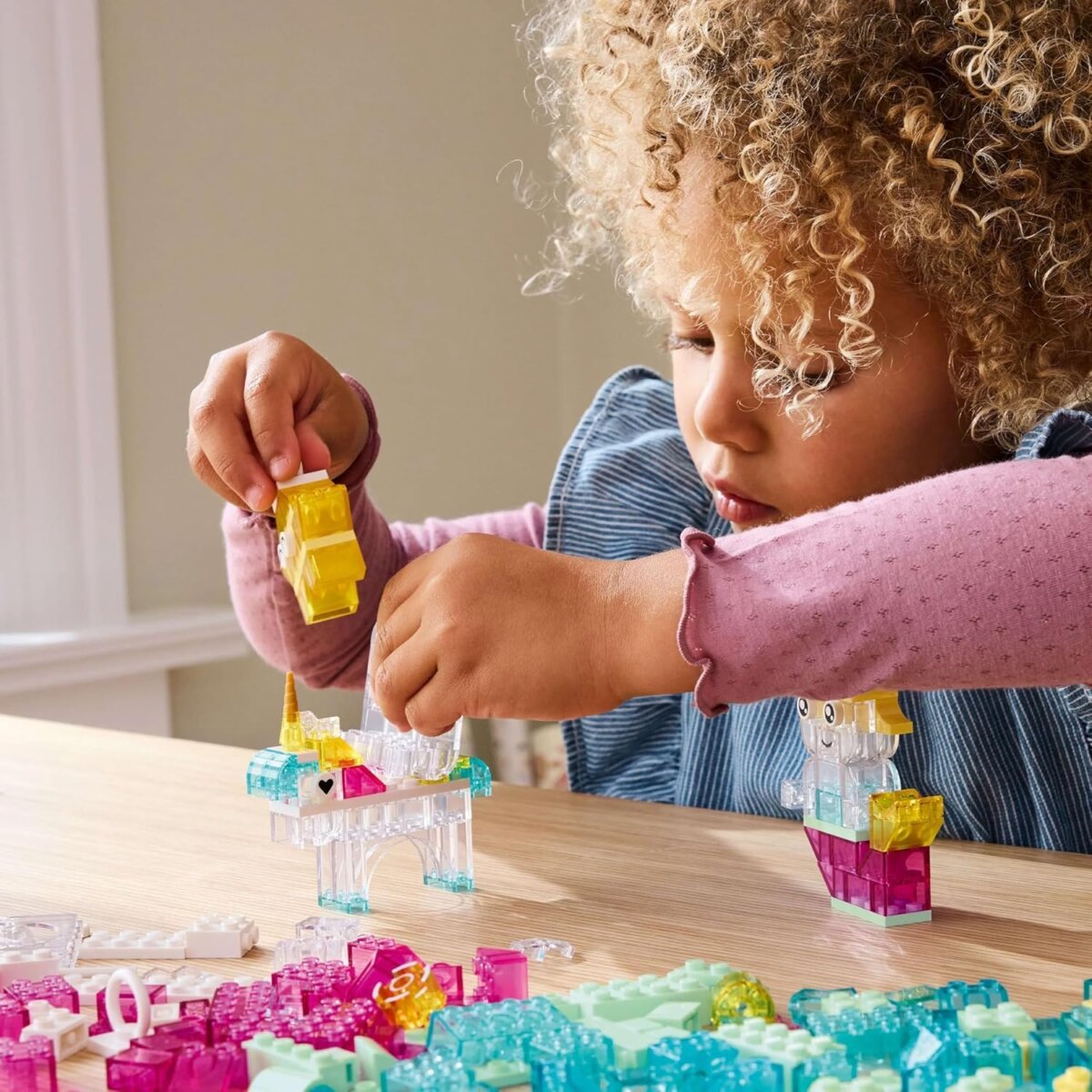 Buy Lego Classic Magical Transparent Box For Kids 11040 Building