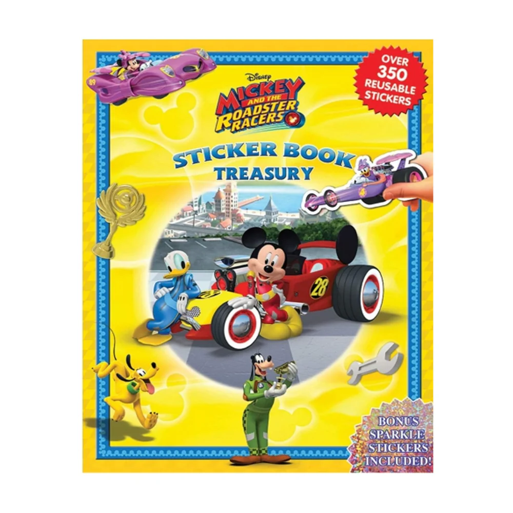 Sticker Book Treasury (Disney Mickey And The Roadster Racers) | 3+Year