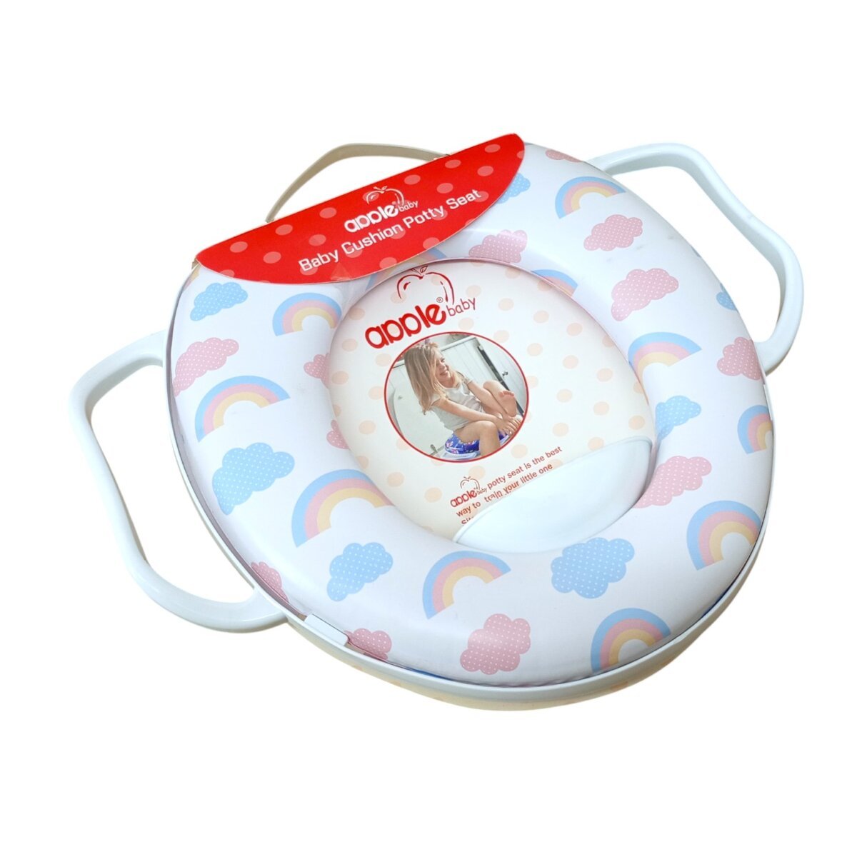 Apple Baby Rainbow – Cushioned Potty Training Seat for Toddlers | 1+ Years.