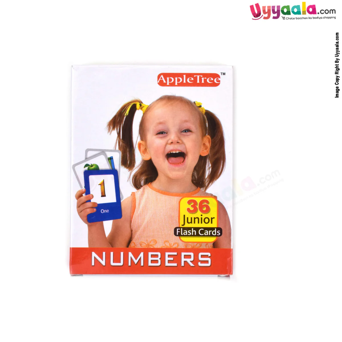 Apple Tree Numbers Junior Flash cards | Learning And Educational Flash Cards For Kids| 3+ years