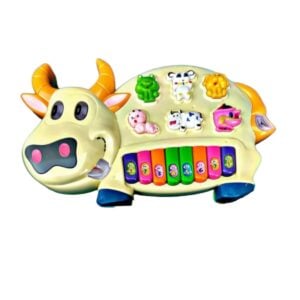 Baby Musical Light And Sound Cow Piano Toy | Beautiful Cow Design of Great Music and Sound | 3+ Years
