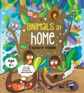 BookTopus Animals At Home Explore Inside | Educational Book For Kids | 3+ Years