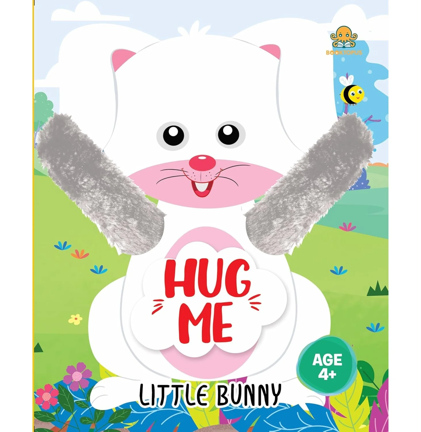 Booktopus Hug Me Little Bunny: Finger Puppet Board Book | Delightful And Interactive Book For Kids | 4+ Years