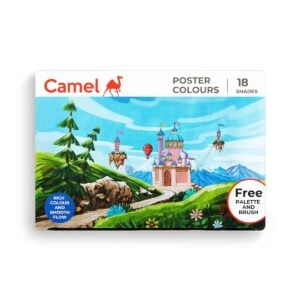 Camel 18 Multicolour Shades Poster Colors 10ml | Amazing Vibrant, Smooth & Long-Lasting Paints for Kids, Ideal for 8+ Years