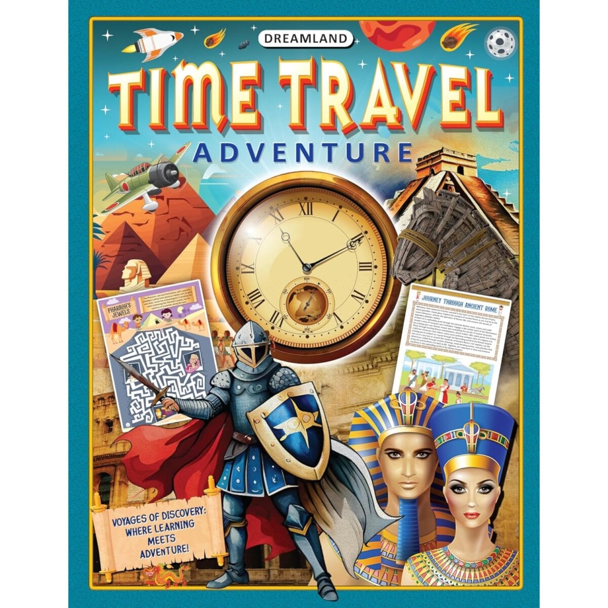 Dreamland Time Travel Adventure Activity Book | Fun and Educational Activity Book for Kids | 5+ Years