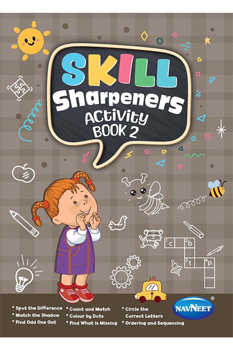 Navneet's Skill Sharpeners Activity Book 2 For Kids | 4+Years