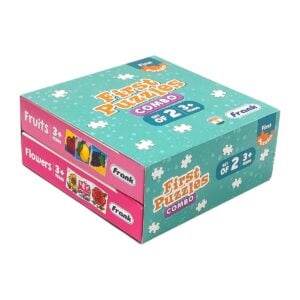 Frank 6 in 1 Fruits and Flowers First Fun and Educational Jigsaw Puzzles for Kids | 3+ Years, Durable and Creative Playset