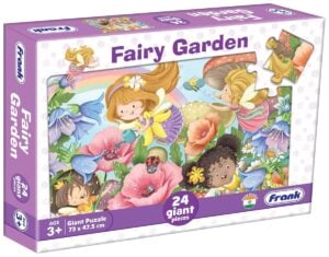 Frank Fairy Garden Giant Floor 24 Giant Pcs Jigsaw Puzzle | Brain Booster Educational Puzzles for Kids | 3+ Years