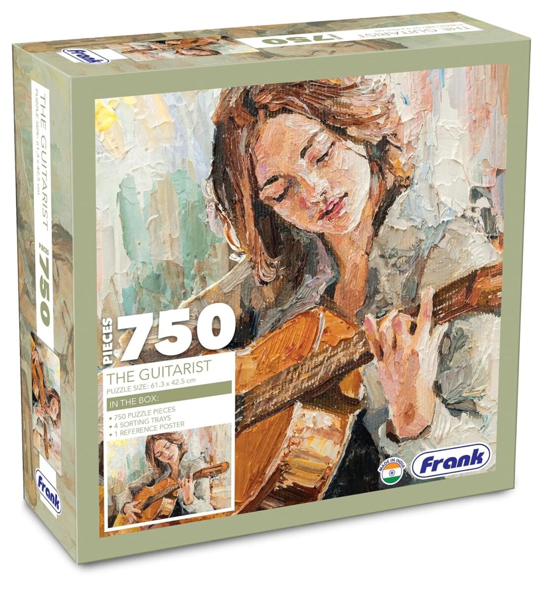 Frank The Guitarist 750 Piece Jigsaw Puzzle creative artwork, Frank The Guitarist 750 Piece Jigsaw Puzzle for teens, Frank The Guitarist 750 Piece Jigsaw Puzzle stress relief game, Frank The Guitarist 750 Piece Jigsaw Puzzle music theme, Frank The Guitarist 750 Piece Jigsaw Puzzle for adults