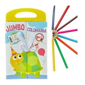 Jumbo Colomania Yellow Colouring Book  | 3+Year