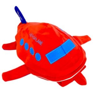 Just Bear Airplane School Bag for kids, Just Bear Airplane School Bag plush backpack, Just Bear Airplane School Bag lightweight school bag, Just Bear Airplane School Bag toddler backpack