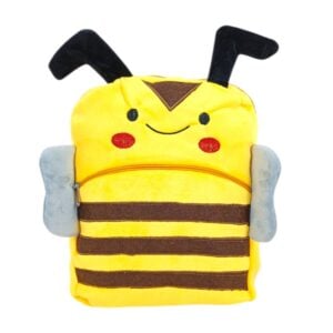 Just Bear Bee School Bag Amazing Plush Kids Backpack | Lightweight and Spacious School Bag with Cute Bee Design for Toddlers 3+ Years