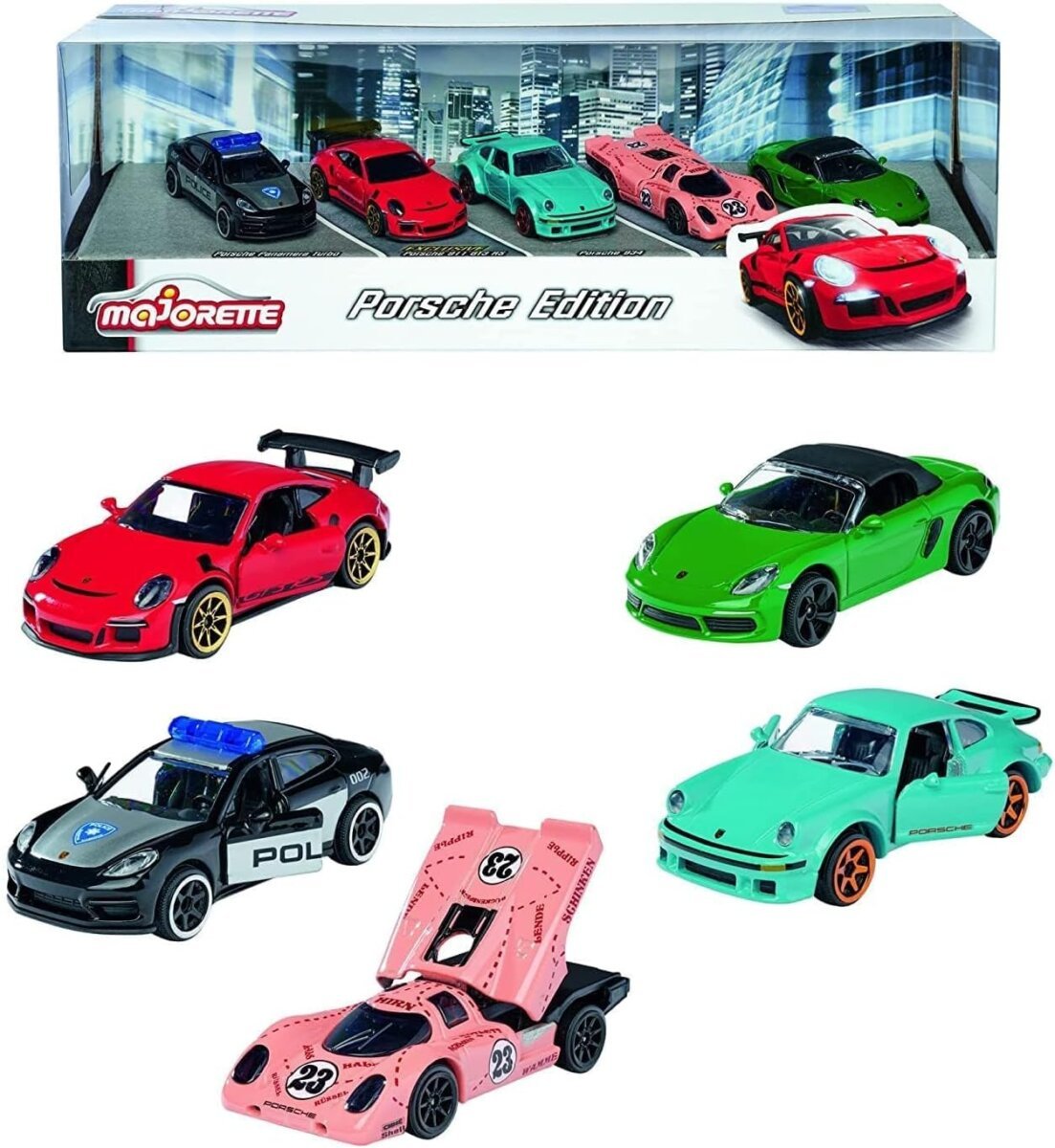 Buy Majorette 1:64 Scale Porsche Edition Gift Pack Die-Cast Model Cars  Series Set Authentic Miniature Porsche Cars for Kids and Collectors 3+ 