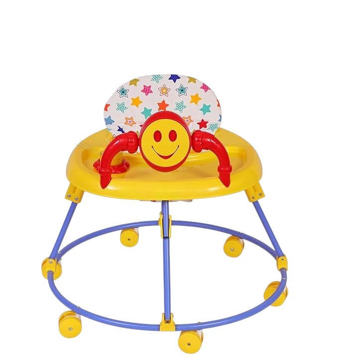 Mothertouch Smiley Round Baby Walker | Experience Boundless Exploration And Joy For Kids | 9+ Months