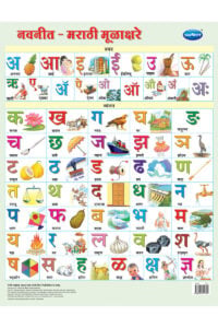 Navneet Big Wall Chart  Marathi Mulakshare | Educational Alphabet Chart for Kids | 2+ Years