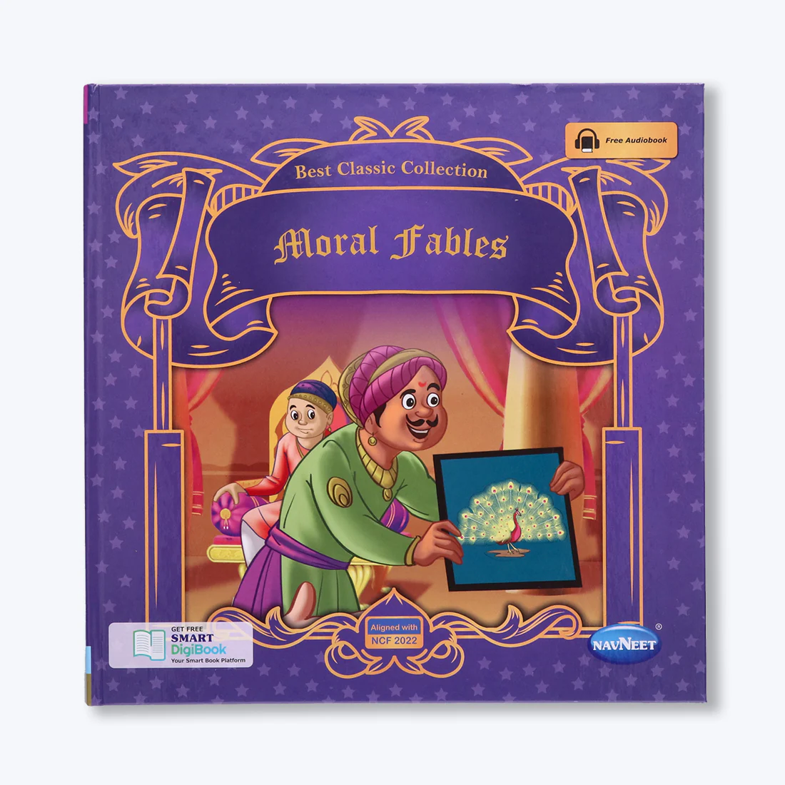Navneet Moral Fables Story Book | Vocabulary Words  Colourful Illustrations For Kids | 4+ Years