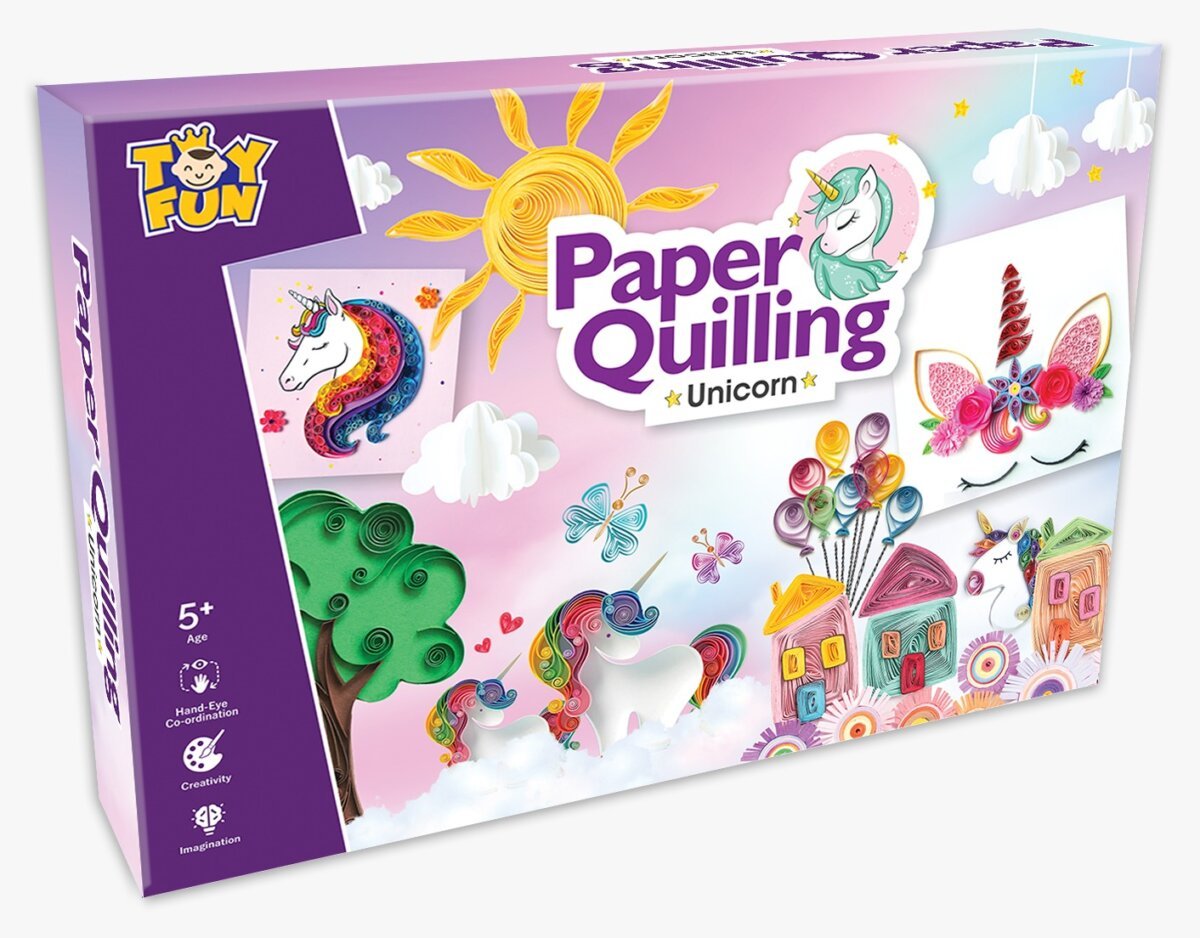 Ratna's Paper Quilling Unicorn For Kids  | 3+Year