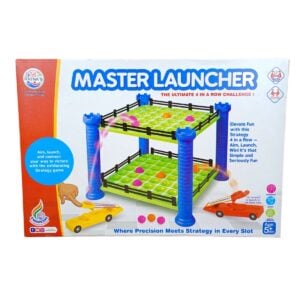 Ratna's Master Launcher 4 in A Row Challenge Tabletop Game for Kids | 5+ Years