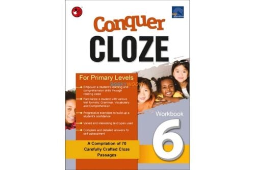 Shree Book Centre SAP Conquer Cloze For Primary Level Workbook 6 ...