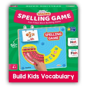 Smartivity Spelling Game | Amazing Educational Word and Vocabulary Building Toy with Rotating Letter Wheels for Kids Aged 4+ Years