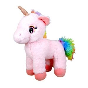 Standing Unicorn Pink Plush Toy 34 CM | Amazing Soft and Cuddly Magical Plush Toy for Kids 3+ Years | Perfect Gift Toy for Hugs and Play