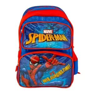 Striders Spiderman School Bag 40CM | Stylish, Durable, and Fun Backpack for Kids | 3+ Years