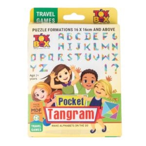 Toy Box Pocket Tangram Travel Game | Fun Learning Educational 7 Piece Puzzle Game for Kids | 7+ Years.