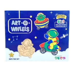 Zephyr Art 0 Wheels Into The Sky | 8 In  Mess Free Painting Comfortable Grip For Kids | 3+Years