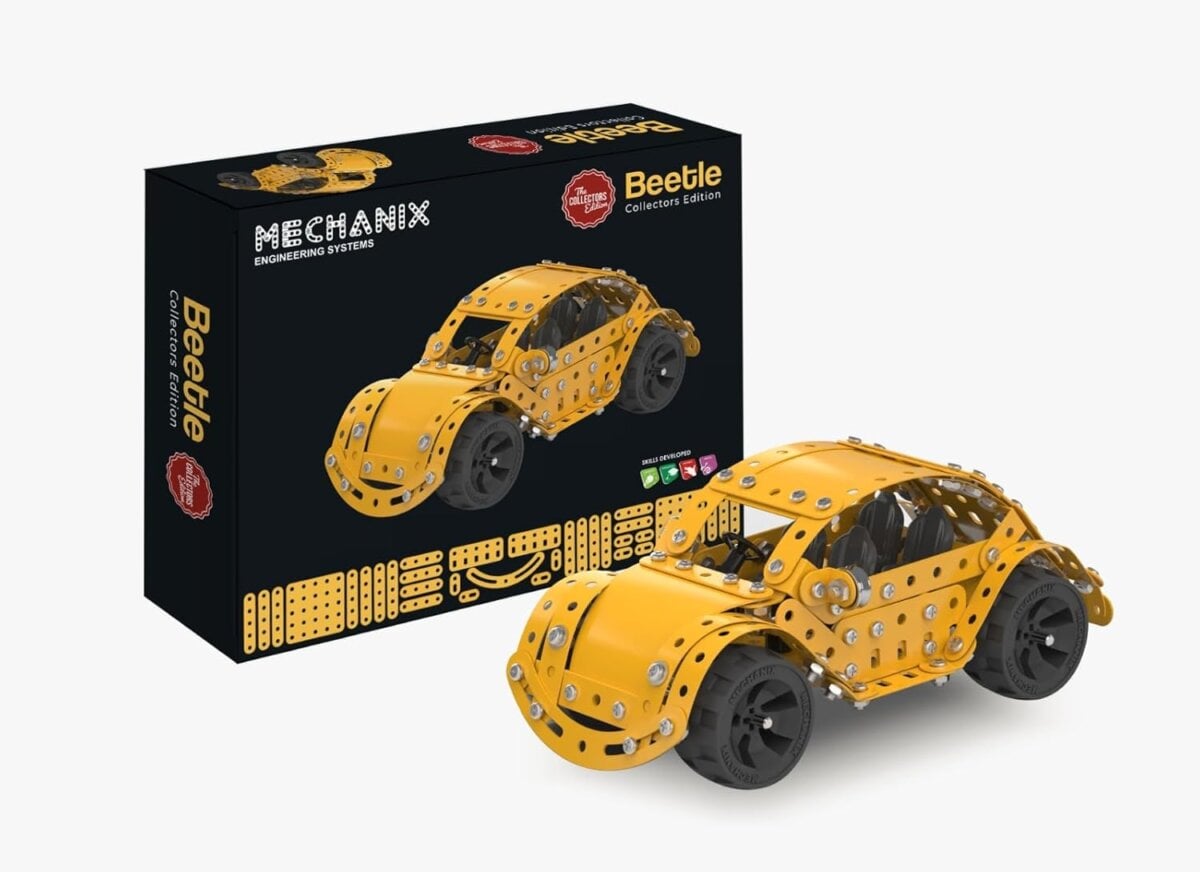 Zephyr Mechanix – Beetle, Collector’s Edition | Buildable Metal Model And Collectible Toy | 8+ Years