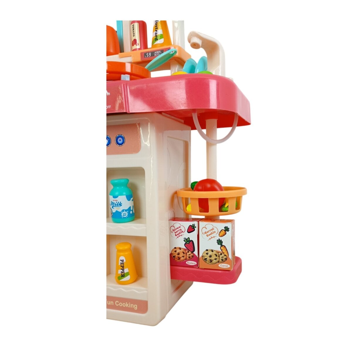 42 Pcs Modern Kitchen Set With Steam Light Sound And Water Effect 6 42 Pcs Modern Kitchen Set With Steam, Light, Sound, And Water Effect | Amazing Pretend Play Kitchen Toy For Kids Aged 3+ 42 Pcs Modern Kitchen Set With Steam, Light, Sound, And Water Effect | Amazing Pretend Play Kitchen Toy For Kids Aged 3+ Image 6