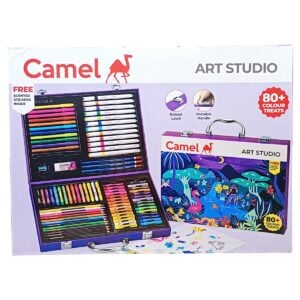 Camel Art Studio Premium Art Kit – Amazing All-in-One Creative Set with 80+ Colors for Kids 5+ Years