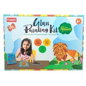Funskool Handy Crafts Glass Painting Nature Kit | Creative Glass Art Activity Set for Kids | 6+ Years.