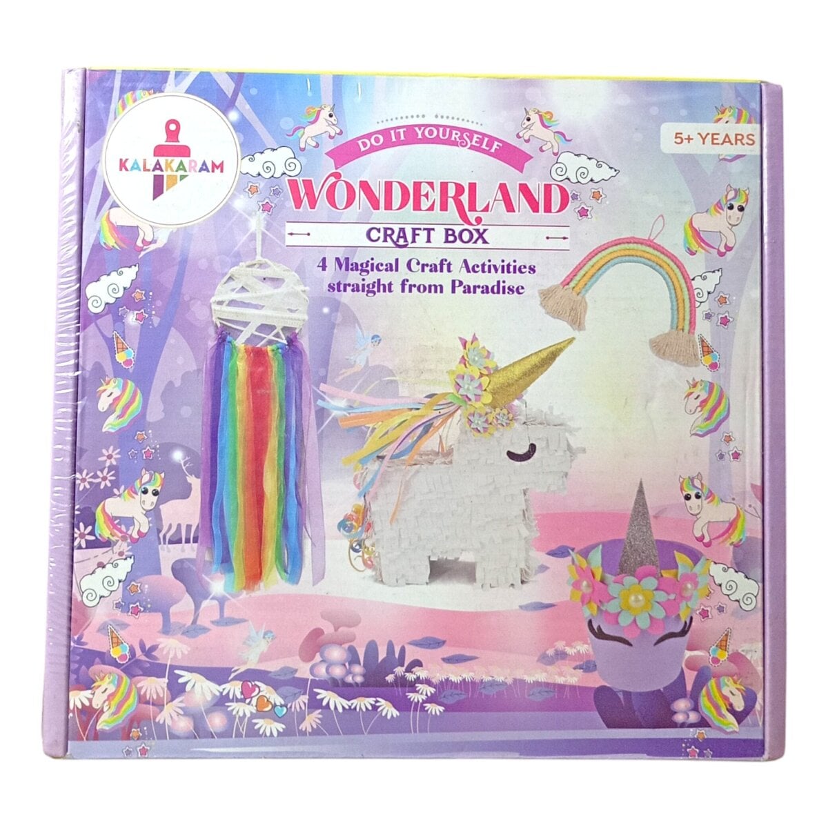 Img 20250815 121541081 Mfnr2 Kalakaram Do It Yourself Diy Wonderland Unicorn Craft Box Activity Kit | 4 Magical Decorative Craft Set | For Girls 5+ Years Kalakaram Do It Yourself Diy Wonderland Unicorn Craft Box Activity Kit | 4 Magical Decorative Craft Set | For Girls 5+ Years