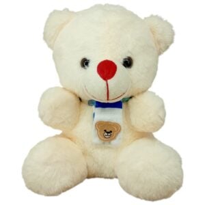 Just Bear Bond Mylor Cute Scarf Little Teddy Bear | Soft and Stylish Plush Toy for Kids | 3+ Years.