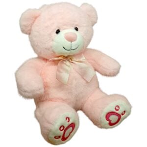 Just Bear! Bow Setting Soft Plush Teddy (40cm) | Delightfully Dressed Teddy Bear for Kids | 3+ Years