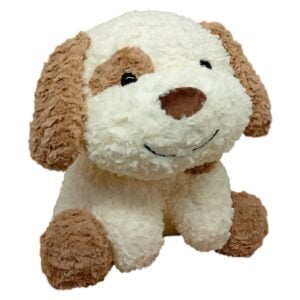 Just Bear! Rose Eye Patch Dog Soft Plush Toy | Cute Cuddly Stuffed Animal for Kids | Soft, Safe, and Travel-Friendly Plush Toy | 3+ Years