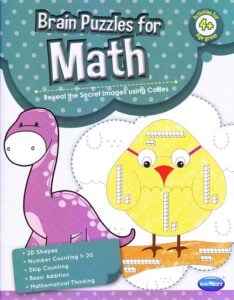 Navneet Brain Puzzles For Math Reveal The Secret Images Using Codes For Kids | 4+Years