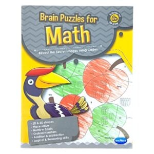 Navneet Brain Puzzles For Math Reveal The Secret Images Using Codes For Kids | 6+Years
