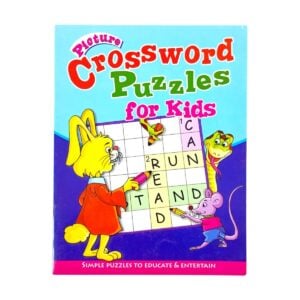 Shree Book Picture Crossword Puzzles Junior Kids Series -Blue For Kids | 6+Years