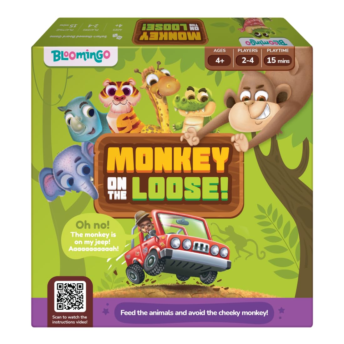 Playshifu Monkey on The Loose Board Game | Exciting Adventure Game For Kids | 4+ Years