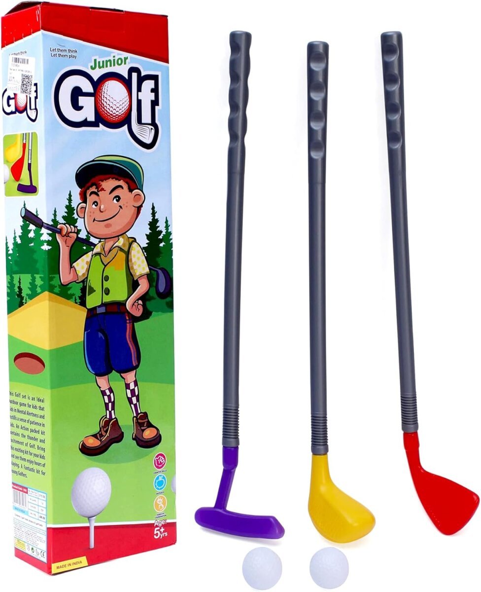 Buy RATNA'S Junior Golf Set – Different Golf Sticks and Ball Swing into  Fun Learning and Active Play 5+ for Online In India • Kheliya