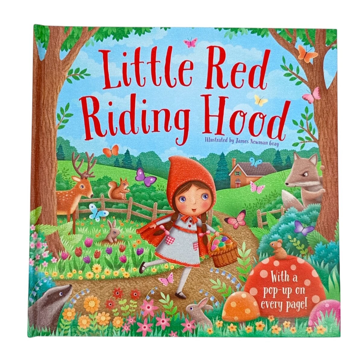 Rajesh Book Little Red Riding Hood Illustrated By James Newman Gray With A Pop-Up On Every Page ! For Kids | 2+Years