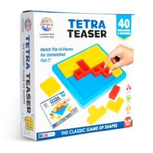 Ratna's Tetra Teaser 40 Challenges| Classic Shape Puzzle Game For Kids | 5+ Years