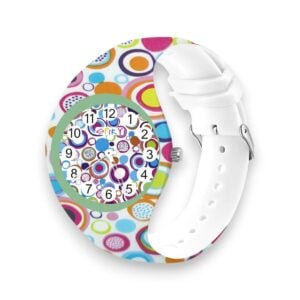 Spiky Round Casual Analog Kids Watch – Fun Everyday Timekeeping Accessory with Durable Silicone Strap for Stylish Kids 6+ Years