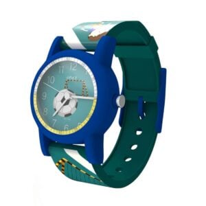 Spiky Round Floral Printed Watch for Kids – Fun and Stylish Analog Timepiece with Durable Silicone Strap for Everyday Wear | 6+ Years