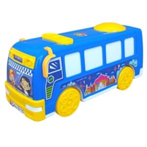 Friction Powered Tourist Bus For Kids | Fun School Travel Vehicle Toy | Safe And Durable for Ages 3+