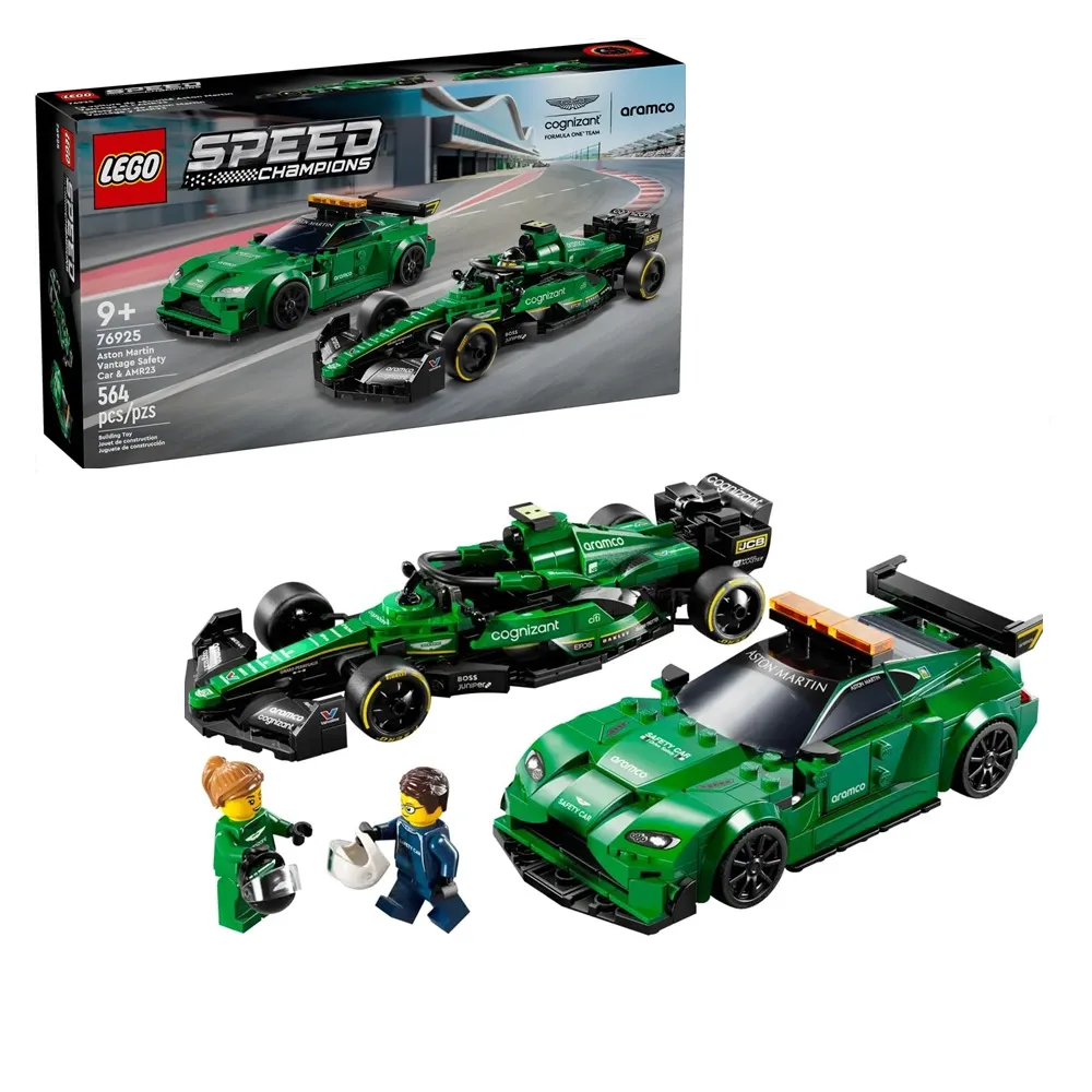 LEGO Speed Champions Aston Martin Safety Car And AMR23 | 76925 ! 564 Pcs Building Blocks | 9+Years