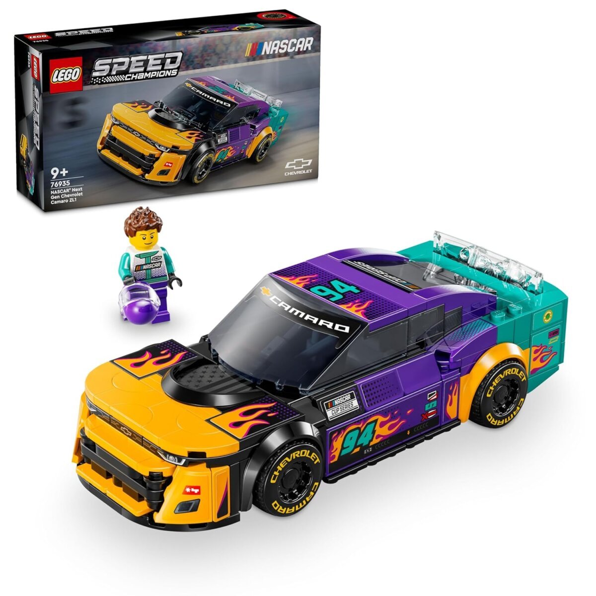 Buy LEGO Speed Champions NASCAR Next Gen Chevrolet Camaro ZL1 Building  Blocks Set 323 Pcs Set 76935 Toy Race Car for Kids 9+ Years for  Online