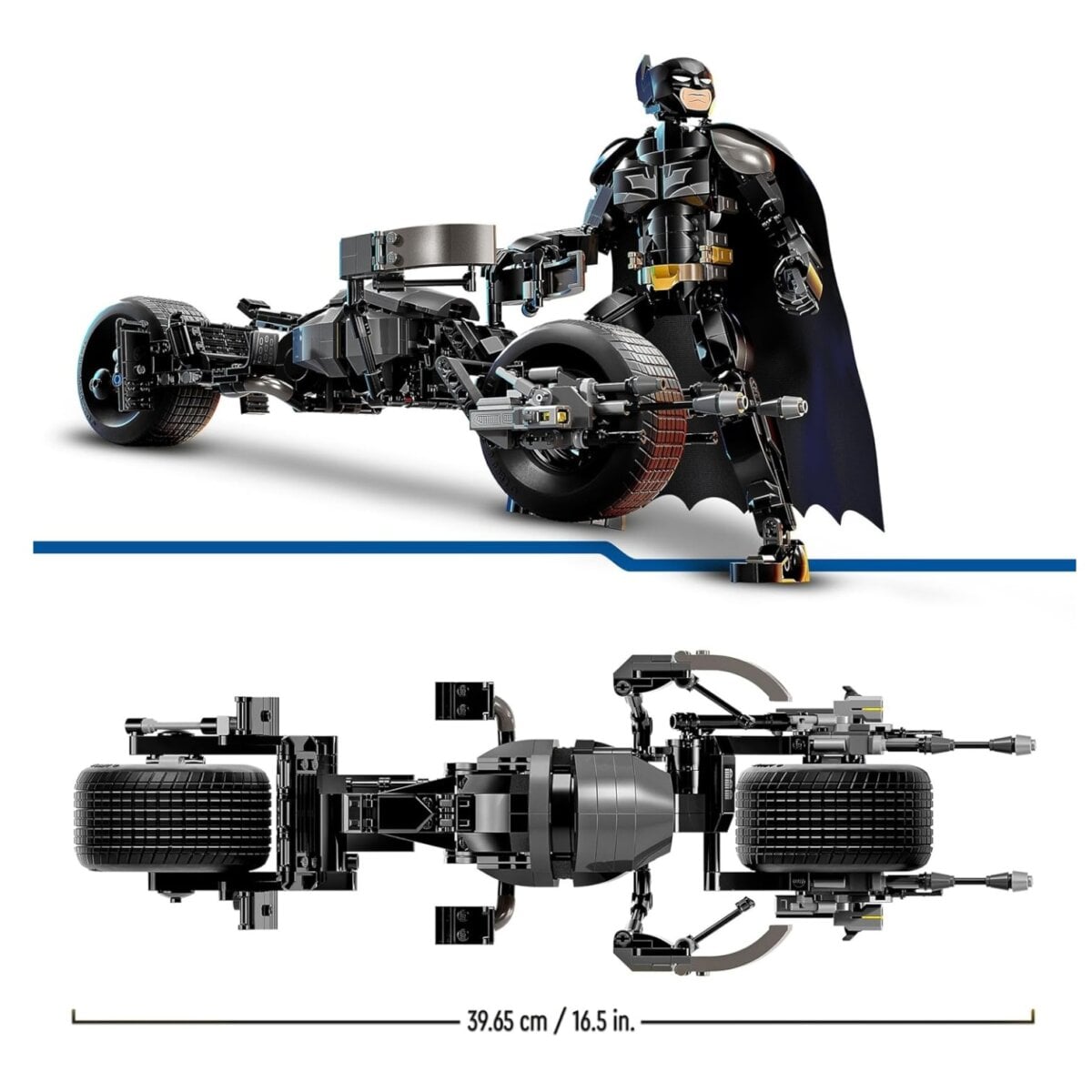 Batman Construction Figure And The Bat-Pod Bike Lego DC Ultimate